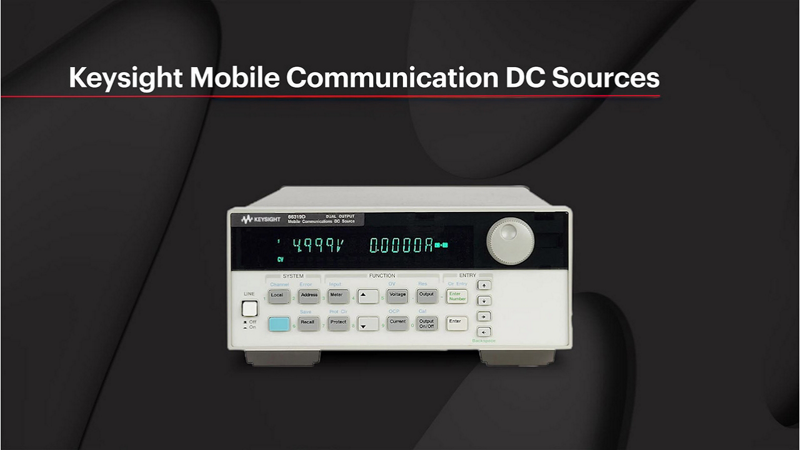 Keysight Mobile Communication DC Sources